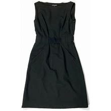 Gianni Bini Dresses | Gianni Bini Little Black Dress Sleeveless Fit And Flare Pockets Womens Size 0 | Color: Black | Size: 0