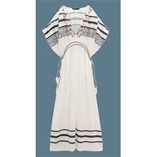 ZARA Limited Edition Long Beaded Kaftan Dress Size : XS-S