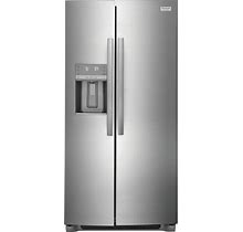 FRIGIDAIRE GALLERY 22.3 Cu. Ft. 33 in. Standard Depth Side By Side Refrigerator In Smudge-Proof Stainless Steel GRSS2352AF ,