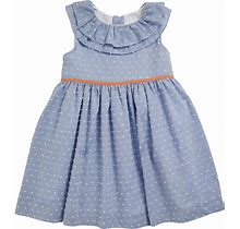 Amaia | Balear Dress (Blue Plumetis, Size 5Y) | Maisonette