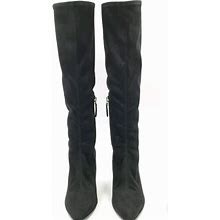 WS1 New Nine West Carrara Knee High Boots In Black Women's Size 6.5US