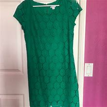 Xhilaration Dresses | Xhilaration Kelly Green Crochet Floral Dress | Color: Green | Size: M