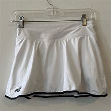 New Balance Skirts | New Balance White Skort Size Xs | Color: Blue/White | Size: Xs