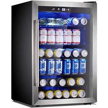 Beverage Refrigerator Cooler-145 Can Mini Fridge