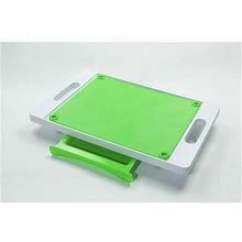 New Karving King Dripless Cutting Board 2 in 1 System Green