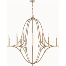 Capital Lighting 450001BS Claire Modern Brushed Champagne 48' Hanging Chandelier