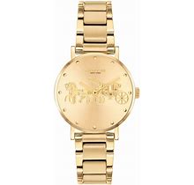 Coach Women's Perry Gold-Tone Bracelet Watch 28mm - Gold-Tone