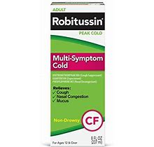 Robitussin Peak Cold CF Multi-Symptom Cold (8 Fl. Oz. Bottle)