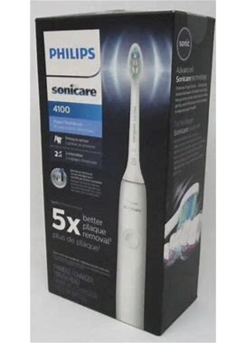 Philips Sonicare 4100 Electric Toothbrush - White Damaged Open Box