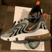 Nike Air Max 270 React Gray/Orange Size 9