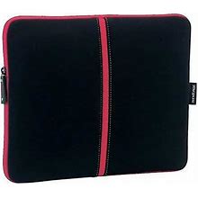 Targus Laptop Sleeve Skin Carry Case For 12.1 Inch Neoprene - Black And Red