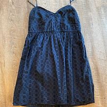 J. Crew Dresses | J Crew Eyelet Midi Dress, Nwt | Color: Blue | Size: L