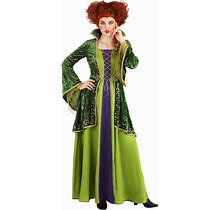 Adult Deluxe Disney Winifred Sanderson Costume | Adult | Womens | Green/Purple | M | FUN Costumes