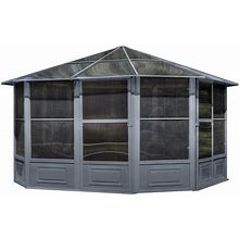 Florence Solarium 12 ft. X 12 ft. In Slate