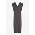 Brunello Cucinelli Bead-Embellished Stretch-Cotton Jersey Midi Dress - Women - Dark Gray Dresses - M