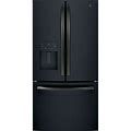 GFE26JEMDS GE 36" 25.6 Cu. Ft. French-Door Refrigerator With LED Lighting And Full-Width Deli Drawer - Fingerprint Resistant Black Slate