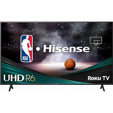 Hisense 50-Inch Class R6 Series 4K UHD Smart Roku TV With Alexa Compatibility, Dolby Vision HDR, DTS Studio Sound, Game Mode (50R6G),Black