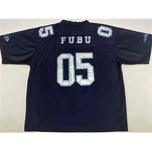 FUBU Jersey, Blue Vintage Hip Hop T-Shirt, 90S Hip-Hop Clothing, 1990S Size S