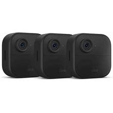 Outdoor 4 (4Th Gen) Wireless Outdoor Smart Home Security Camera System With 3 Cameras, Up To 2-Year Battery Life (Black)