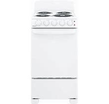 Hotpoint 20" 2.3 Cu. Ft. Freestanding Electric Range In White | 41.88 H X 19.75 W X 26.63 D In | Wayfair 59689087F5cd1c21d86294afa1fc918c