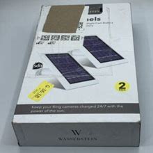 Wasserstein Solar Panel 2 Pack Black