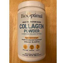 Biooptimal Grass Fed Collagen Powder, Unflavored 300G - Exp 01/25