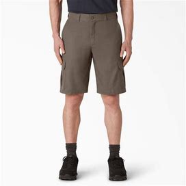 Dickies Men's Flex Cooling Active Waist Regular Fit Cargo Shorts, 11" - Mushroom Size 38 (WR576)
