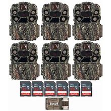 Browning Strike Force Full HD Trail Camera (6-Pack) With Memory Cards Bundle
