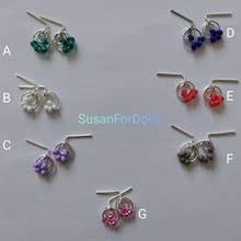 Earrings For 1/6 Or 1/4 Fashion Dolls