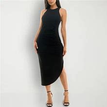Premier Amour Sleeveless Midi Sheath Dress | Black | Womens 10 | Dresses Sheath Dresses