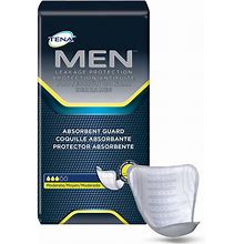 TENA Men Moderate Guards, Bladder Control Pad Moderate Absorbency / Case Of 120