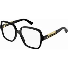 Gucci GG1193O 001 Black Square Women's Eyeglasses