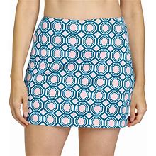 Tail Women's Cass 18" Pull-On Skort Shifted Seams, Small, Crystal Gem