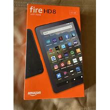 NEW With Alexa Amazon Fire HD 8 (10Th Generation) 32GB, Wi-Fi, 8in - Black