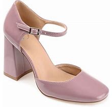 Journee Collection Hesster Women's Ankle Strap Heels, Size: 9, Purple