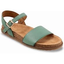 Softwalk Upland Sandal | Women's | Aqua | Size 8.5 | Sandals | Ankle Strap | Footbed