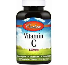 Carlson Labs, Vitamin C 1000 Mg, 250 Veg Tablets