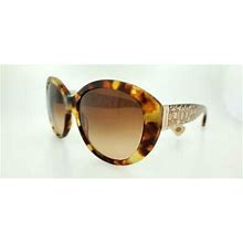 Coach Sunglasses Asha 8106 523313 56mm Spotty Tortoise Brown Crystal