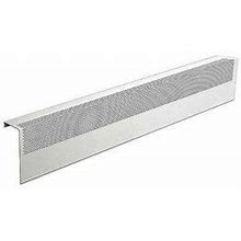 Baseboarders Basic Galvanized Steel Easy Slip-On Baseboard Heater Cover - In White | 6.75 H X 36 W X 3 D In | Wayfair BC001-36-WHT