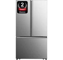 Hisense 26.6-Cu Ft French Door Refrigerator With Ice Maker And Water Dispenser (Fingerprint Resistant Stainless Steel) ENERGY STAR | HRF266N6CSE1