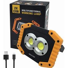 GRACETOP LED Work Light 20W Portable Lighting, IP65 Waterproof Emergency Lamp Job Site Lighting Suport AA Battery