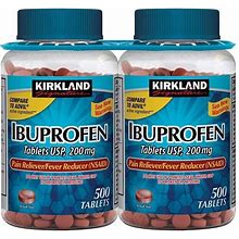 Compare To Advil 1000 Tablets 200 Mg Kirkland Signature Ibuprofen