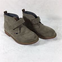 Tommy Hilfiger Michael Boy Chukka Hook And Loop Boot Taupe Size 9