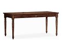 Printer's 64" Writing Desk With Drawer, Tuscan Chestnut | Pottery Barn