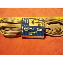 (1057.) Major Appliance Extension Cord 15 Feet Length