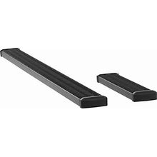 LUVERNE 415100-570124 Grip Step Black Aluminum 100-Inch, 36-Inch Van Running Boards, Select Ford E-150, E-250, E-350