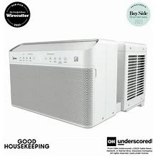 Midea 000 Btu Smart Inverter U-Shaped Window Air Conditioner 35% Energy Savings Extreme Quiet Up To 350 Sq. Ft. Size 8