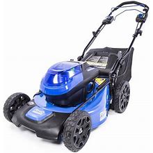 Kobalt 40-Volt Max Brushless Lithium Ion Self-Propelled 20-In Cordless Electric Lawn Mower KMP 2040-06