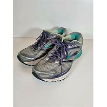 Brooks Ghost 7 'G7' Women's Running Shoes Gray/Green/Purple Size 9 D