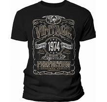50th Birthday Shirt For Men - Vintage 1974 Aged To Perfection - 50th Birthday Gift